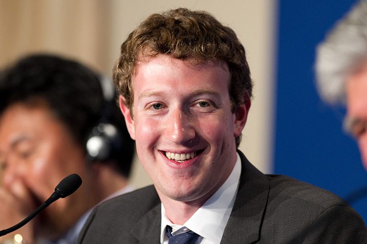 Fundador do Facebook, Mark Zuckerberg.
