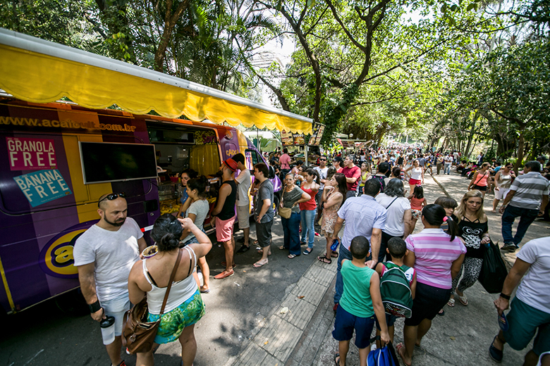 Food Trucks têm se tornado presenças comuns nos eventos de Belo Horizonte, como no Piquenique Sesc 70 Anos